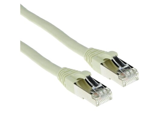 Act Ivory 0.25 Meter Lszh Sftp Cat6a Patch Cable Snagless With Rj45 Connectors Cat6a S/Ftp Lszh Sng Iv 0 .25M (Fb7452)