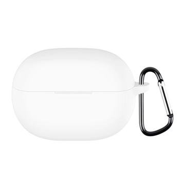 Huawei FreeBuds Pro 5 Silikondeksel med Karabinkroken Hvit