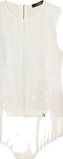 Twinset Dame Topper Hvit L,