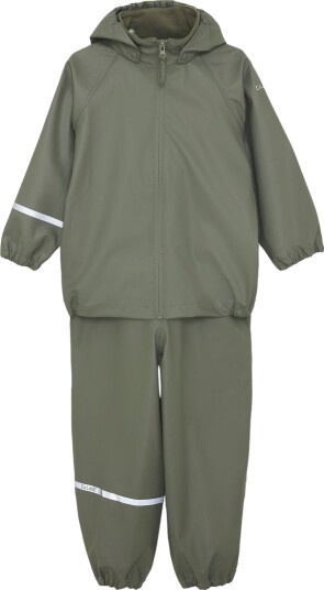 CeLaVi Rainwear Set Solid Khaki green 110