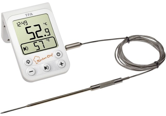 TFA Steketermometer (-20-300 grader) Hvit