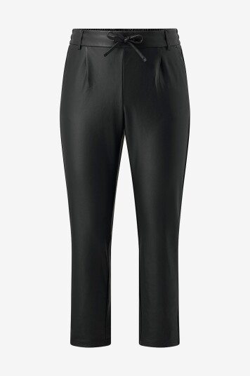 Only Carmakoma Bukser carGoldtrash Easy Coated Pant Svart