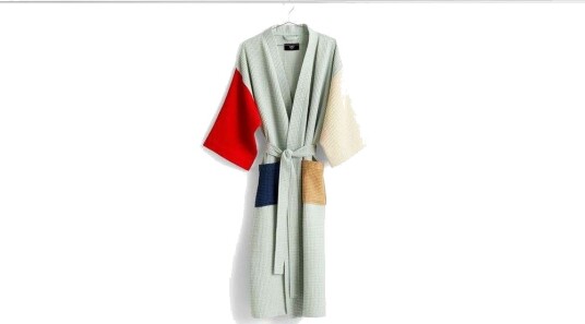 HAY - Waffle Bathrobe Glacier Multi HAY - Waffle Bathrobe Glacier Multi