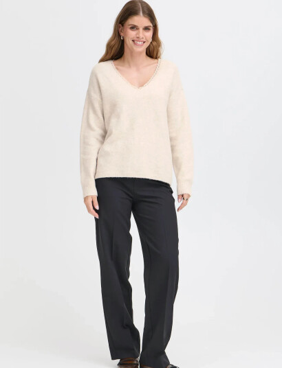 Fransa Frellen Pu 1 - Cream - XL Fransa Frellen Pu 1 - Cream - XL