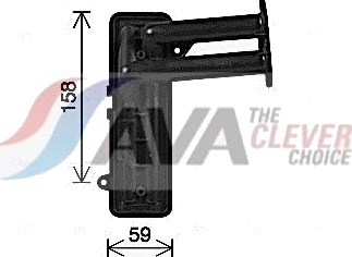 Varmeapparat register AVA COOLING SYSTEMS VN6431 Varmeapparat register AVA COOLING SYSTEMS VN6431
