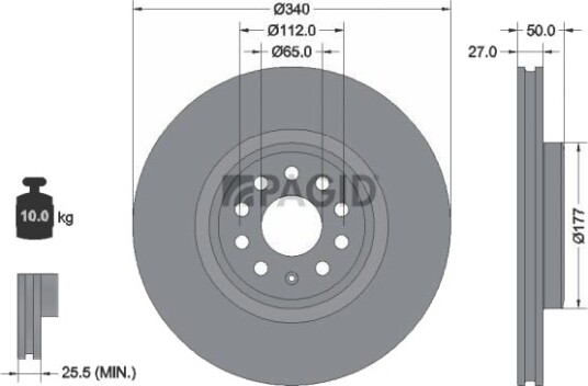 PAGID 56374NHC Bremseskive