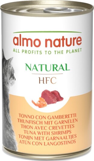 Almo Nature Hfc Våtfôr Natural Tunfisk & Reker 24 X 140 G