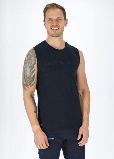 Nautic Experience Marstrand Sleeveless Tee Dk. Navy L T-Shirts