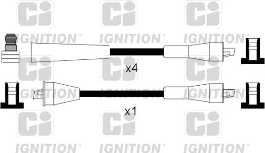 Tennplugg kabelsett QUINTON HAZELL XC394