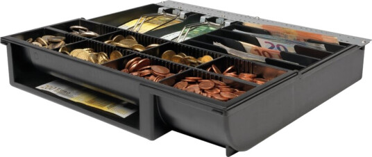 Safescan 4141-Tray2 Skuff For Kassaapparat Svart