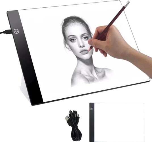 A4 LED tegnebrett A4 lysbord med USB A4 LED tegnebrett A4 lysbord med USB