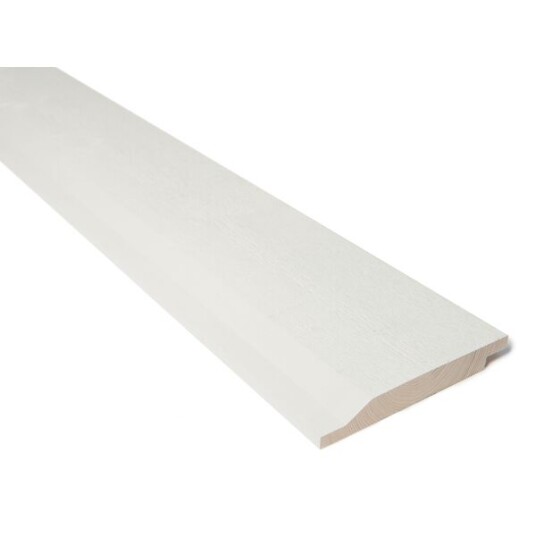 Bergene Holm Kledning profilert malt gran 19x148 mm dobbelfals 28° klasse 1 hvit