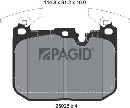 PAGID T2689N Bremseklosser PAGID T2689N Bremseklosser
