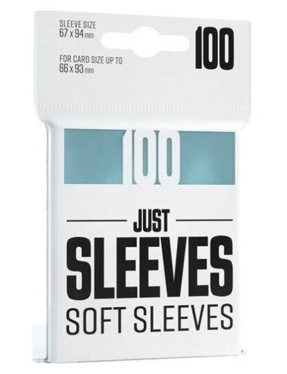 Gamegenic Miękkie Protektory Just Sleeves Soft Sleeves 67 X 94 Mm 100 Szt.