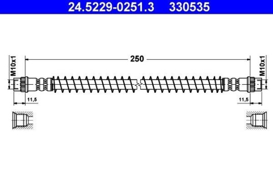 Bremseslange ATE 24.5229 0251.3