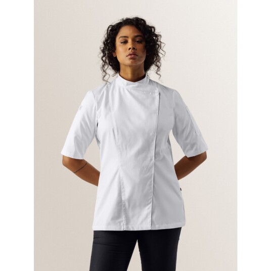 Le Nouveau Chef Brunelle Kokkjakke Dame Hvit Størrelse M Le Nouveau Chef Brunelle Kokkjakke Dame Hvit Størrelse M