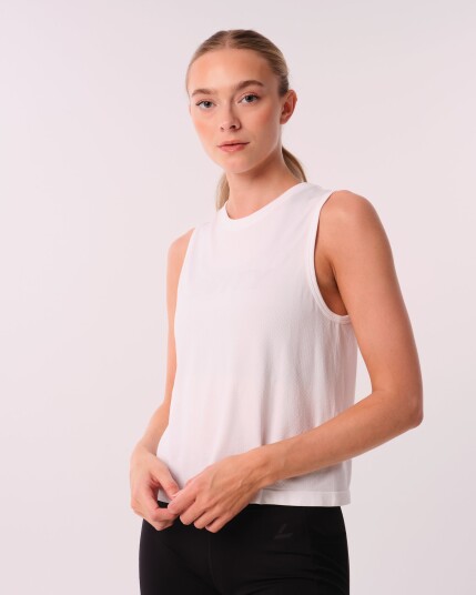 LEVITY Breeze Seamless Tank White Brilliant XS/S