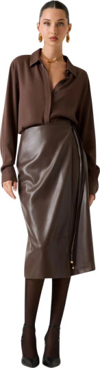 Marciano Dame Skjørt Brun S, Marciano Dame Skjørt Brun S,