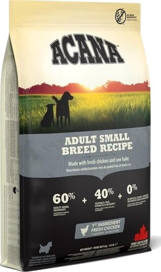 Acana Adult Small Breed Heritage Tørrfôr 2 kg - Kornfritt og Ernæringsrikt Acana Adult Small Breed Heritage Tørrfôr 2 kg - Kornfritt og Ernæringsrikt