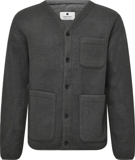 Anerkjendt Aksigurd Boiled Wool Overshirt   MAGNET   L