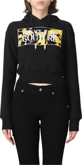 Versace Jeans Couture Dame Gensere & Hettegensere Svart L,