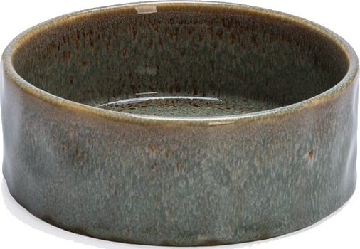 Designet Av Lotte Keramisk Hundeskål Grønn 2 X 800 ml Ø 16 X H 6 cm