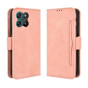 Motorola Moto G67 Power/G57 Power/G57 Kortholder Lommebokveske Rosa