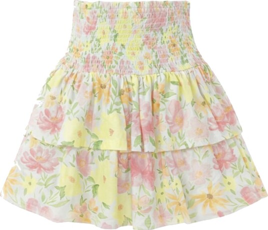 Vilje & Ve Milla Skirt Yellow Printed (158 / 13 år)