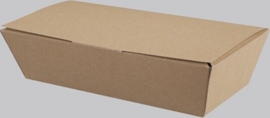 Æske 1550 Ml 250/220X125/95X60 Mm Kraft Brun 150 Stk/Eske