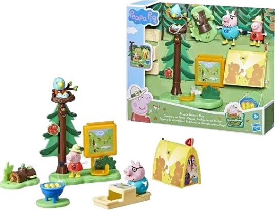 Peppa Gris Naturutflukt Lekesett med Peppa og Daddy Pig Peppa Gris Naturutflukt Lekesett med Peppa og Daddy Pig
