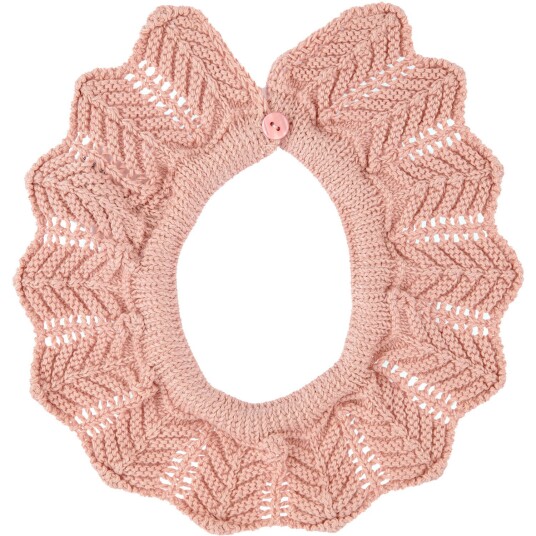 Cóndor Old Pink Link Stitch Openwork krage One Size