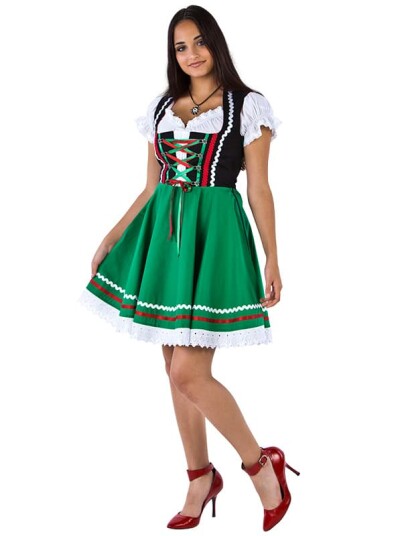 Haus Huberts V.O.F Dirndl Frieda Grønn 40