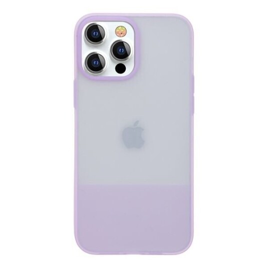 Kingxbar Kingxbar Plain Series Deksel Til Iphone 13 Pro Silikonetui Lilla