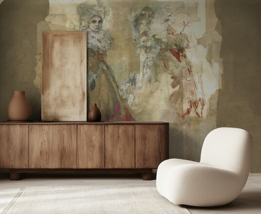 Tapet   Vintage Kjole Kunstverk