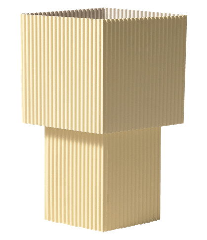 Pholc Rhomb Mini Bordlampe Vanilje
