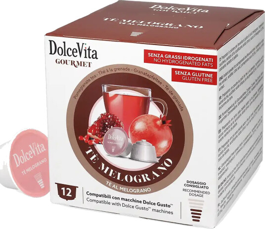 Dolce Vita | Granateple Te 12 kapsler til Dolce Gusto