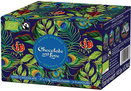 Chocolate and Love Rich Dark Ballotin Box fra
