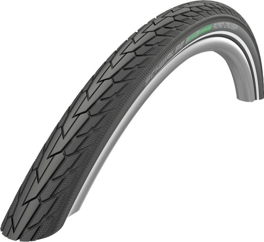 Schwalbe Road Cruiser Non Folding Tire (47-305) Black, Green, K-Guard, Psi Max:65 Psi, Weight:395 G Schwalbe Road Cruiser Non Folding Tire (47-305) Black, Green, K-Guard, Psi Max:65 Psi, Weight:395 G