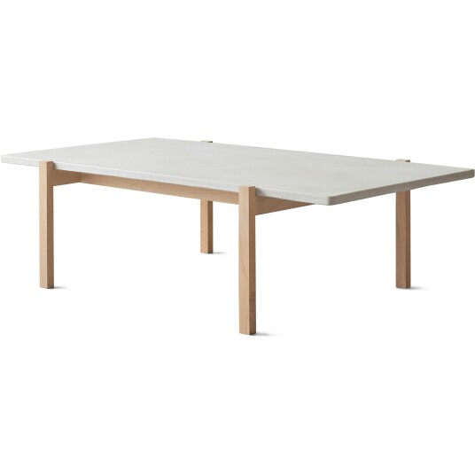 Eberhart Eugene Salongbord 70x125 Cm Lys Betong / Lys   Sofabord Eik Light Oak   EUGE 101 101