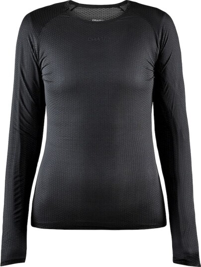 Craft Pro Dry Nanoweight Women Langermet Trøye Sort Craft Pro Dry Nanoweight Women Langermet Trøye Sort