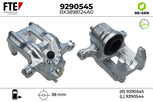 FTE 9290545 Bremsecaliper FTE 9290545 Bremsecaliper
