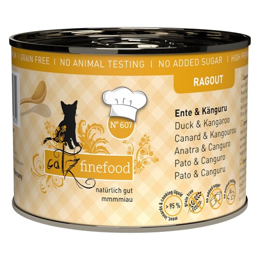 Catz Finefood Ragout 6 X 190 G No.607 Kenguru Og And 6 X 190 G Catz Finefood Ragout 6 X 190 G No.607 Kenguru Og And 6 X 190 G