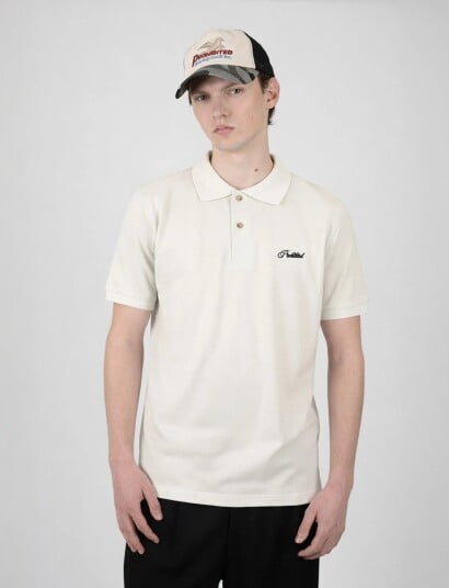 Prohibited Hampton Polo   Cream   M