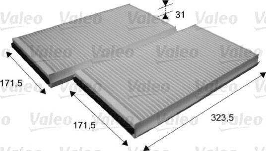 Kupefilter VALEO 698863 Kupefilter VALEO 698863