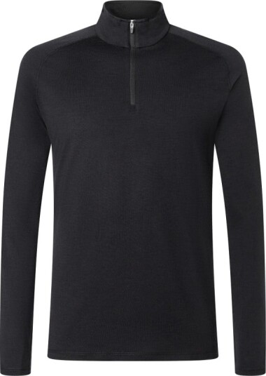 super.natural Men's Arctic230 Zip 1/4 XXL, Jet Black super.natural Men's Arctic230 Zip 1/4 XXL, Jet Black