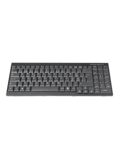 DIGITUS DS 72000CH keyboard QWERTZ Swiss black Input Device Tastatur Sveitsisk Svart
