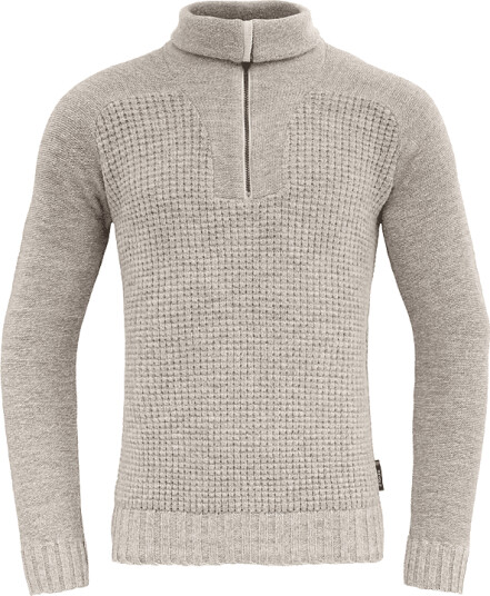 Devold Men's Bispen Wool Zip Neck Grey Melange XS Devold Men's Bispen Wool Zip Neck Grey Melange XS