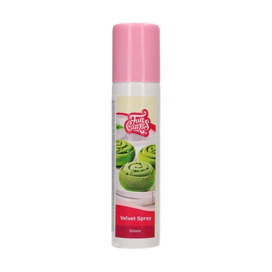 Funcakes Velvet Spray Grønn 100ml Funcakes Velvet Spray Grønn 100ml