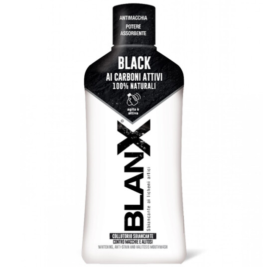 Whitening Mouthwash BLANX Charcoal Black 500 ml Whitening Mouthwash BLANX Charcoal Black 500 ml