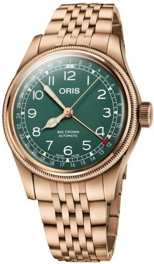 Oris Herreklokke 01 754 7741 3167 07 8 20 01 Big Crown Grønn/Stål